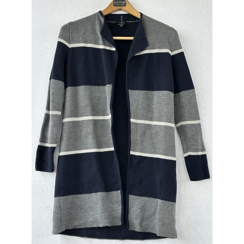 Talbots Wool Cardigan Sweater Long Career Women's P S